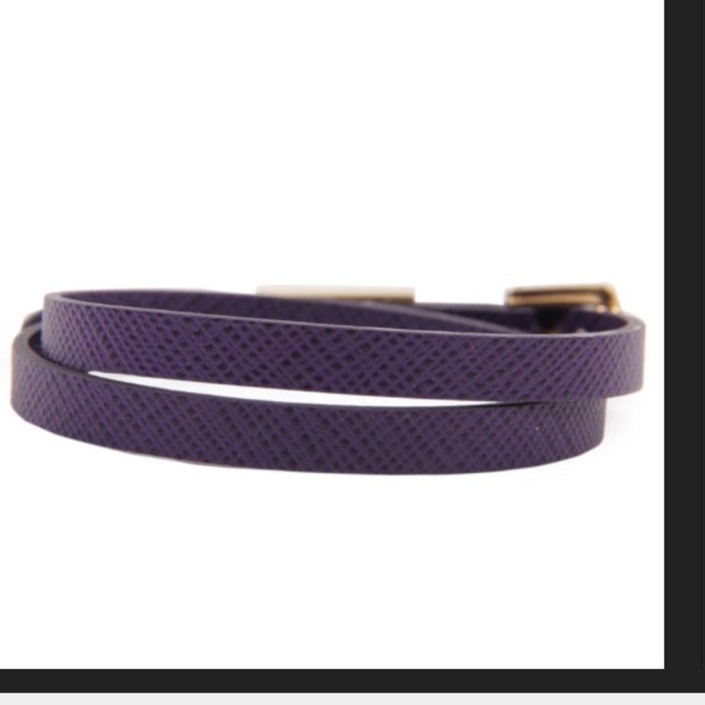 NEW Michael Kors purple gold double wrap bracelet - Picture 3 of 4